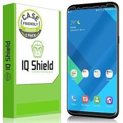 IQ Shield Screen Protector Compatible with Samsung Galaxy S8 (2-Pack)(Case Friendly)(Not Glass) Anti-Bubble Clear Film