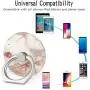 4-Pack Phone Ring Holder 360 Rotation Finger Stand Grip Kickstand for Smartphones and Tablets (Pink Marble) 4-Pack Phone Ring Holder 360 Rotation Finger Stand Grip Kickstand for Smartphones and Tablets (Pink Marble)