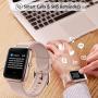 Lintelek Smart Watch, Full Touch Screen Smartwatch, 1.3 Inch Fitness Tracker with HR Monitor, Sleep Tracker, Stopwatch, IP68 Waterproof Fitness Watch Compatible with iOS, Android for Men, Women