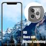 [ 3 Pack] UniqueMe Camera Lens Protector for iPhone 11 Pro/Apple iPhone 11 Pro Max Tempered Glass [New Version] Add Cameras Flash Circle