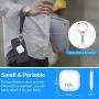 Key Finder, DinoFire Key Finder with App for Android/iOS Phone, Key Finder Locator for Purse Wallet Keychain, Phone Finder with One Touch Find & Anti-Loss Function, White Key Finder, DinoFire Key Finder with App for Android/iOS Phone, Key Finder Locator for Purse Wallet Keychain, Phone Finder with One Touch Find & Anti-Loss Function, White