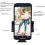 Selfie Stick 360°Rotation Auto Face Tracking Object Tracking Smart Shooting Phone Mount Holder,Intelligent Following Pivo Camera Mount Phone Holder,Smart Tracking Selfie Phone Tripod for All Phones