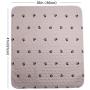 SincoPet Reusable Pee Pad + Free Puppy Grooming Gloves/Quilted, Fast Absorbing Machine Washable Dog Whelping Pad/Waterproof Puppy Training Pad/Housebreaking Absorption Pads