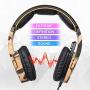 SADES SA-930 Stereo Gaming Headset for PS4 New Xbox One Noise Cancelling Over Ear Headphone wit Mic Soft Memory Earmuffs for PC Mac Laptop Mobile Phone-Camouflage