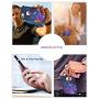 iPhone 8 Case, iPhone 7 Case, BENTOBEN Heavy Duty Shockproof 3 in 1 Slim Hybrid Hard PC Soft Silicone Bumper Space Galaxy Design Protective Phone Case Cover for iPhone 8 /iPhone 7 (4.7") Nebula Purple