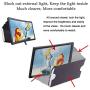 Mobile Phone Screen Magnifier Amplifier, Anzhee 2020 Newest Design 8" Curved 3D HD Anti-Blue Light Adjustable Foldable Cell Phone Screen Enlarger Compatible for iPhone Samsung & All Smart-Phone Video