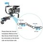 Neewer Film Movie Video Making System Kit for Canon Nikon Sony and Other DSLR Cameras Video Camcorders, includes: C-shaped Bracket,Handle Grip,15mm Rod,Matte Box,Follow Focus,Shoulder Rig (Blue+Black)
