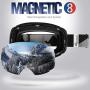 OutdoorMaster Ski Goggles PRO - Frameless, Interchangeable Lens 100% UV400 Protection Snow Goggles for Men & Women