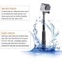 Trehapuva Selfie Stick, 19” Waterproof Hand Grip Adjustable Extension Monopod Pole Compatible With GoPro Hero(2018) Hero 7 6 5 4 3+3 2 1 Session, AKASO, Xiaomi Yi,SJCAM SJ4000 SJ5000 SJ6000 More(Blue)