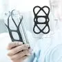 Sinjimoru Cell Phone Band Holder for Portable Charger, Elastic Rubber Silicone Band Lock Holder for Power Bank on iPhone, Security Strap Bike Mount. Silicone Band Holder, Black 1pc Sinjimoru Cell Phone Band Holder for Portable Charger, Elastic Rubber Silicone Band Lock Holder for Power Bank on iPhone, Security Strap Bike Mount. Silicone Band Holder, Black 1pc