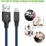 Micro USB Cable 1ft 5 Pack, Short Android Charger Cable Braided Fast Charging Phone Charger Cord Compatible with Galaxy S7 S6 Edge, Kindle, Note 5, Windows Smartphones and More - Blue Micro USB Cable 1ft 5 Pack, Short Android Charger Cable Braided Fast Charging Phone Charger Cord Compatible with Galaxy S7 S6 Edge, Kindle, Note 5, Windows Smartphones and More - Blue