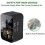 Travel Adapter, Worldwide All in One Universal Travel Adaptor Wall AC Power Plug Adapter Wall Charger with Dual USB Charging Ports for USA EU UK AUS Cell Phone Laptop Travel Adapter, Worldwide All in One Universal Travel Adaptor Wall AC Power Plug Adapter Wall Charger with Dual USB Charging Ports for USA EU UK AUS Cell Phone Laptop