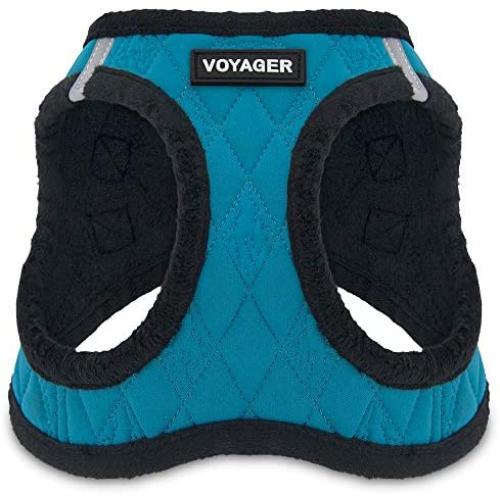 Voyager Step-in Plush Dog Harness - Soft Plush, Step in Vest Harness for Small and Medium Dogs by Best Pet Supplies