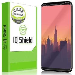 IQShield Screen Protector Compatible with Samsung Galaxy S8 Plus (2-Pack)(Case Friendly)(Not Glass) Anti-Bubble Clear Film