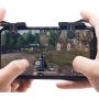 Mobile Gaming Triggers [2018 Upgraded Version], V4 Shoot and Aim Sensitive L1R1 Shooter Controller + Carry Case for PUBG/Fortnite/Rules of Survival, Get Triggered for Android or iOS,