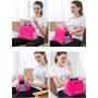 Pillow Tablet Stand for Ipad Stand Mult-Angle Tablet,with Phone Holder Lap Stand Mobile Phone Holder (Pink)