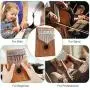KMIKE 17 Keys Kalimba Thumb Piano Solid Mahogany Wood Finger Piano with Study Instruction and Tune Hammer for Kids Adult Beginners, Professionals - Perfect Christmas Gift KMIKE 17 Keys Kalimba Thumb Piano Solid Mahogany Wood Finger Piano with Study Instruction and Tune Hammer for Kids Adult Beginners, Professionals - Perfect Christmas Gift