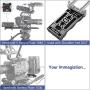 SMALLRIG 15mm Railblock Rod Clamp with 1/4"-20 Thread for 15mm DSLR Camera Cage Shoulder Rig - 2061