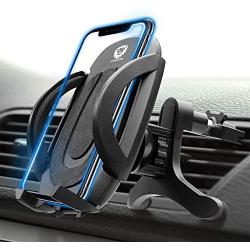JunDa Phone Holder for Car Universal Smartphone Car Air Vent Mount Holder 360-Degree Rotation  Compatible with  4 to 7 inch Cell Phone