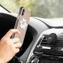 Case-Mate - Car Charms - Decorative Metal Plate + Car Vent Mount - White Flower