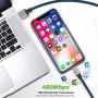iPhone Charger, Nylon Braided Lightning Cable DABUSTAR 3Pack 6ft Fast Charging High Speed Data Sync Cord Phone Connector Compatible with iPhone 11 Pro MAX XS MAX XR XS X 8 7 Plus 6S iPad Mini Air Pro