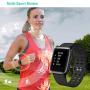 Willful Smart Watch for Android Phones Compatible iPhone Samsung IP68 Swimming Waterproof Smartwatch Sports Watch Fitness Tracker Heart Rate Monitor Digital Watch Smart Watches for Men Women Black