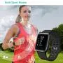 Willful Smart Watch for Android Phones Compatible iPhone Samsung IP68 Swimming Waterproof Smartwatch Sports Watch Fitness Tracker Heart Rate Monitor Digital Watch Smart Watches for Men Women Black