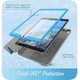 i-Blason Cosmo Case for iPad Air 3 Case 10.5" 2019 (3rd Gen) / iPad Pro 10.5 Case 2017, [Built-in Screen Protector] Trifold Stand Protective Case Cover with Pencil Holder and Auto Sleep/Wake, Blue