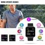 feifuns Smart Watch,Fitness Tracker with Heart Rate/Blood Pressure/Oxygen Monitor,1.3" Waterproof Health Exercise Watch Sleep Monitor Step Calorie Counter Fitness Watch for Men Women