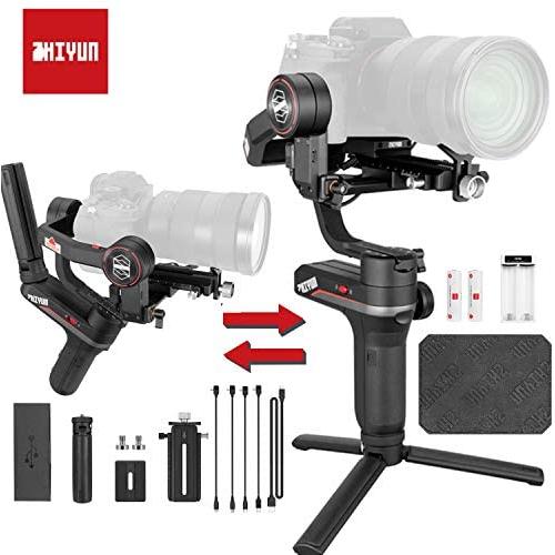 Zhiyun Weebill S 3-Axis Handheld Gimbal Stabilizer DSLR Gimbal for Mirrorless and DSLR Cameras for Canon 5DIV 5DIII EOS R Sony A7M3 A7R3 A7 III A9 Panasonic S1 GH5s Nikon Z6, Improved Motor