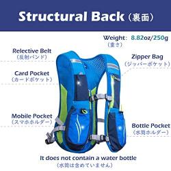 Azarxis Hydration Backpack Pack, 5.5L Running Vest for Women and Men - Fit for Marathon Trail Race