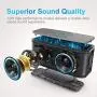 DOSS SoundBox Touch Portable Wireless Bluetooth Speakers with 12W HD Sound and Bass, 20H Playtime, Handsfree, Speakers for Home, Travel-Gunmetal Grey DOSS SoundBox Touch Portable Wireless Bluetooth Speakers with 12W HD Sound and Bass, 20H Playtime, Handsfree, Speakers for Home, Travel-Gunmetal Grey