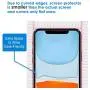 JETech Screen Protector for iPhone 11 and iPhone XR, 6.1-Inch, Tempered Glass Film, 2-Pack