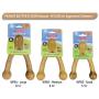 Pet Qwerks Wish BarkBone - For Aggressive Chewers| Made in USA