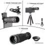 Apexel Phone Photography Kit-Flexible Phone Tripod +Remote Shutter +4 in 1 Lens Kit- 18X Telephoto Lens, Fisheye, Macro & Wide Angle Lens for iPhone 11/XS Max/XR/ XS/X 8 7 Plus Samsung OnePlus Phones Apexel Phone Photography Kit-Flexible Phone Tripod +Remote Shutter +4 in 1 Lens Kit- 18X Telephoto Lens, Fisheye, Macro & Wide Angle Lens for iPhone 11/XS Max/XR/ XS/X 8 7 Plus Samsung OnePlus Phones