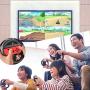 Winkeyes Nintendo Switch Joy-Con Controller Mini Switch Controller Joy Con (L/R) Wireless Pro Game Controller Gamepad Joypad Joystick Compatible with Nintendo Switch, Blue and Red Color