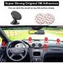 Magnetic Phone Car Mount, Pikabo Universal Stick On Dashboard 360 Degree Rotation Magnetic Cell Phone Holder for iPhone 11 Pro Max Xs MAX X 8 7 6 Plus Samsung Huawei Xiaomi and Others. (Black)