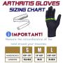 Thx4COPPER Infused Compression Winter Thermal Gloves, Touch Screen Full Finger Warm Glove for Writing, Texting, Cycling, Running, Carpal Tunnel–Anti-Slip Windproof for Women/Men