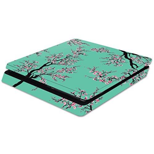 MightySkins Skin Compatible with Sony PS4 Slim Console - Cherry Blossom Tree | Protective, Durable, and Unique Vinyl Decal wrap Cover | Easy to Apply, Remove, and Change Styles | Made in The USA