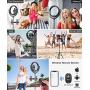 12Selfie Ring Light with 68.8Tripod Stand - Led Ring Light 3 Modes 10 Brightness, Selfie Light with 3 Phone Holder for Photography/Vlogging/Live Streaming Compatible with Phone& Camera