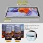 QHOHQ 3 Pack Screen Protector for LG Stylo 6 with 2 Packs Camera Lens Protector, Tempered Glass Film, [9H Hardness] - HD - [2.5D Edge] - [Anti-Fingerprint] - [Anti-Scratch]