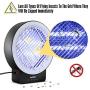 Mosquito Bug Zapper, Mosquito Killer UV Insect Killer Lamp Electronic Insect Killer for Indoor, Timing and Remote Control Mosquito Killer with Drawer for Mosquito Carcass