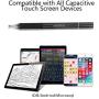 Capacitive Stylus Pens, 2 in 1 Universal Disc Stylist Pens for All Capacitive Touch Screens Cell Phones, iPad, Tablet, Laptops with 6 Replacement Tips by Molichang (3 Pcs) (Black/White/Rose)