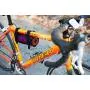 Portable Speaker Holder for Bikes, Adjustable Strap Mobile Case, Bicycle Riding Mount Attachment (Medium)