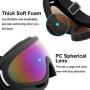 Peicees 4 Pack Winter Ski Goggles with UV400 Protection Adjustable Motorcycle Snow Goggles Tactical Glasses Windproof Sunglasses for Kids Boys Girls
