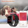 YAMAY Smart Watch 2020 Ver. Watches for Men Women Fitness Tracker Blood Pressure Monitor Blood Oxygen Meter Heart Rate Monitor IP68 Waterproof, Smartwatch Compatible with iPhone Samsung Android Phones