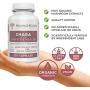 Chaga Extract Mushroom Supplement for Immune Support & Digestion, 120 Caps Organic Chaga Mushroom Powder Capsules, Potent Antioxidant & Immune Booster, Vegan & Non-GMO, Verified Levels of Beta-Glucans