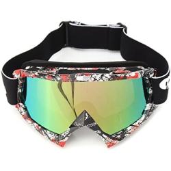 CAMTOA Ski Goggles, Motorcycle Bike Snowmobile Outdoor Goggles Protective Eyewear with Scratch Resistant Lens Safety Protective