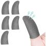 IUGGAN PUBG Mobile Game Finger Sleeve Controller, Sterling Silver Fiber,0.01" Ultra-Thin Touchscreen Finger Sleeve Anti-Sweat Breathable for Rules of Survival,Compatible with iPhone/ipad/Android (5P)