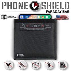 Mission Darkness Non-Window Faraday Bag for Phones - Device Shielding for Law Enforcement, Military, Executive Privacy, Travel & Data Security, Anti-Hacking & Anti-Tracking Assurance